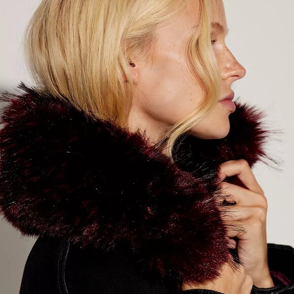 Opal Swing Faux Fur Collar Jacket - Picture 4 of 11